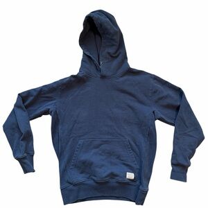 Deus Ex Machina Heavyweight All‎ Cotton Austin Hoodie Mens S Blue Pullover $98
